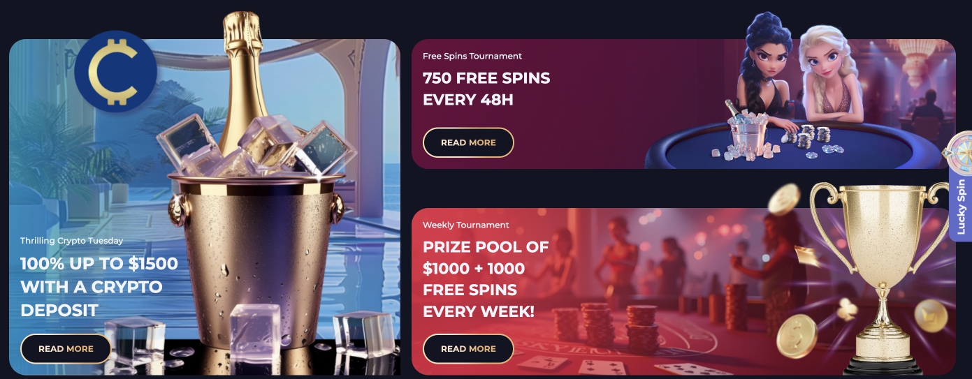 Casino bonus promotions